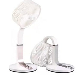 HNESS Powerful Rechargeable Multifunction Table Fan