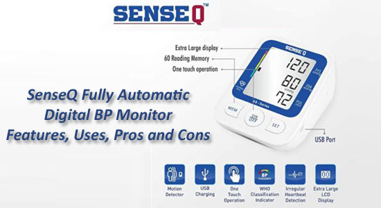SenseQ Fully Automatic Digital BP Monitor