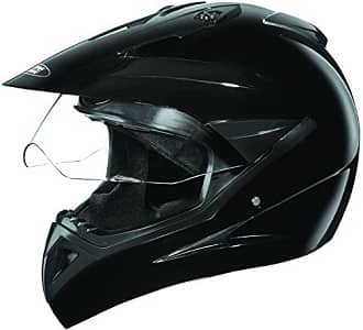 Studds Motocross Plain SUS_MVPFFH_BLKL_Full Face Helmet